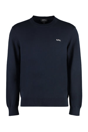 Melville Cotton crew-neck sweater-0